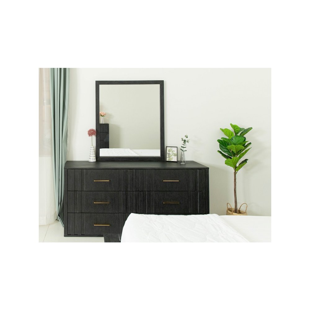 Modrest Manchester - - Contemporary Dark Grey Dresser. Picture 6