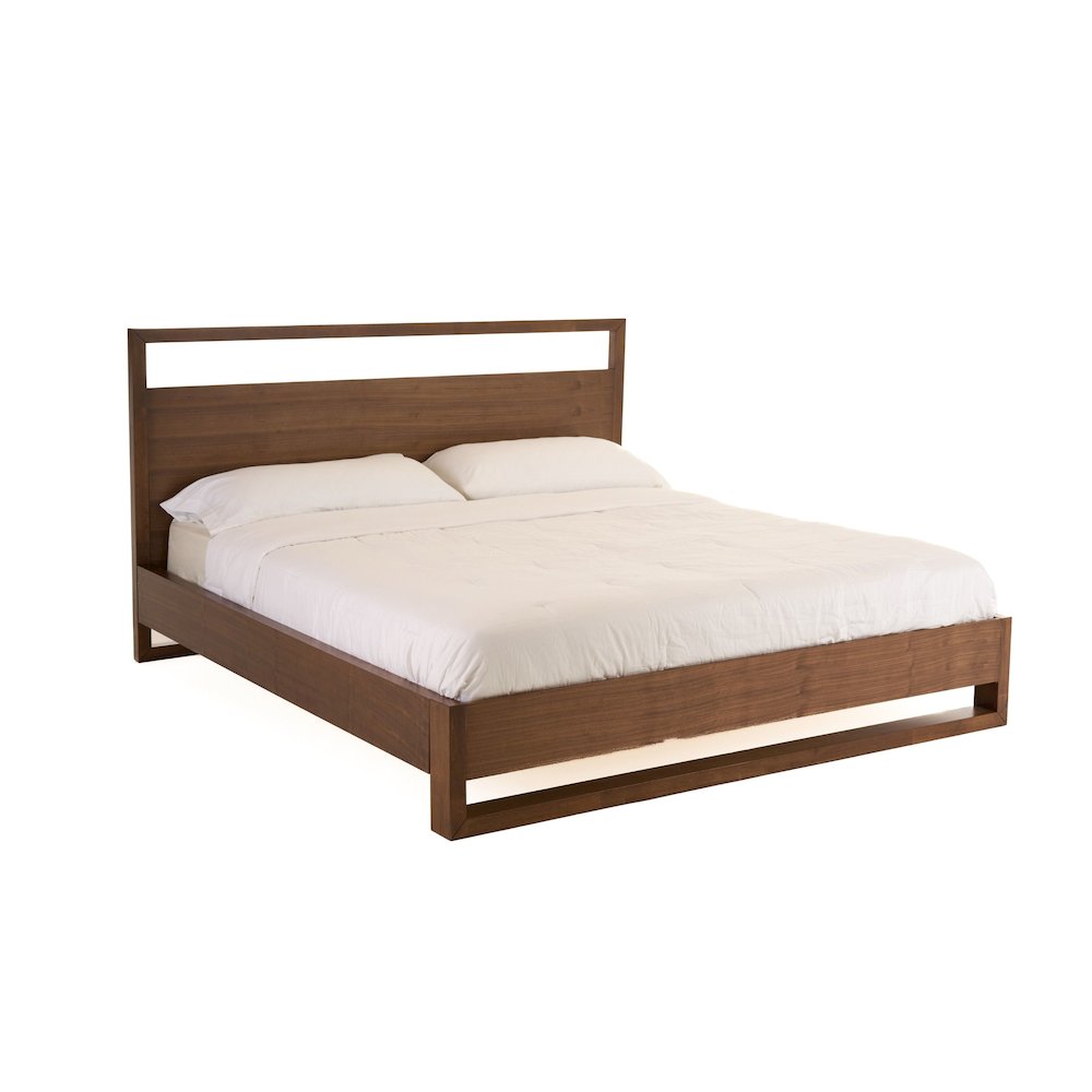 Nova Domus Berlin - Queen Modern Walnut Bed. Picture 4