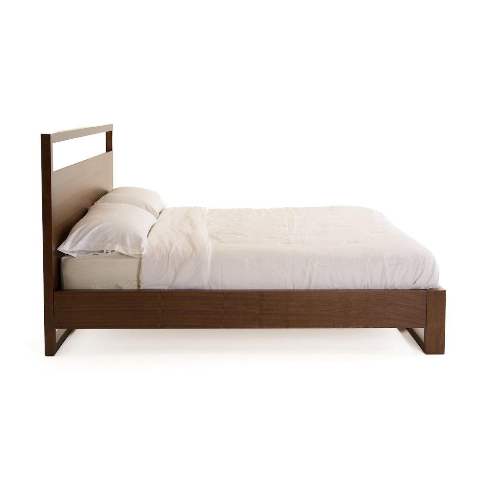 Nova Domus Berlin - Queen Modern Walnut Bed. Picture 5