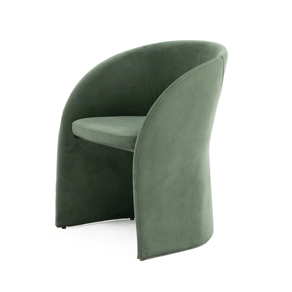 Modrest Brea - Modern Dining Green Chair. Picture 3