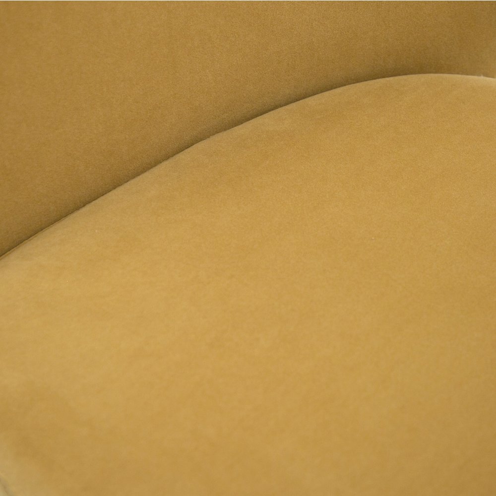 Modrest Brea - Modern Tan Fabric Dining Chair. Picture 5