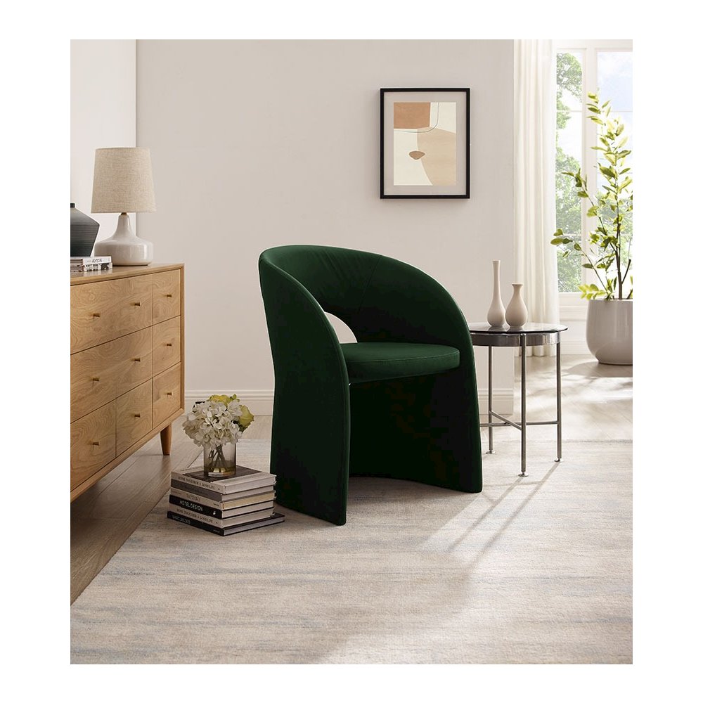 Modrest Brea - Modern Dining Green Chair. Picture 2