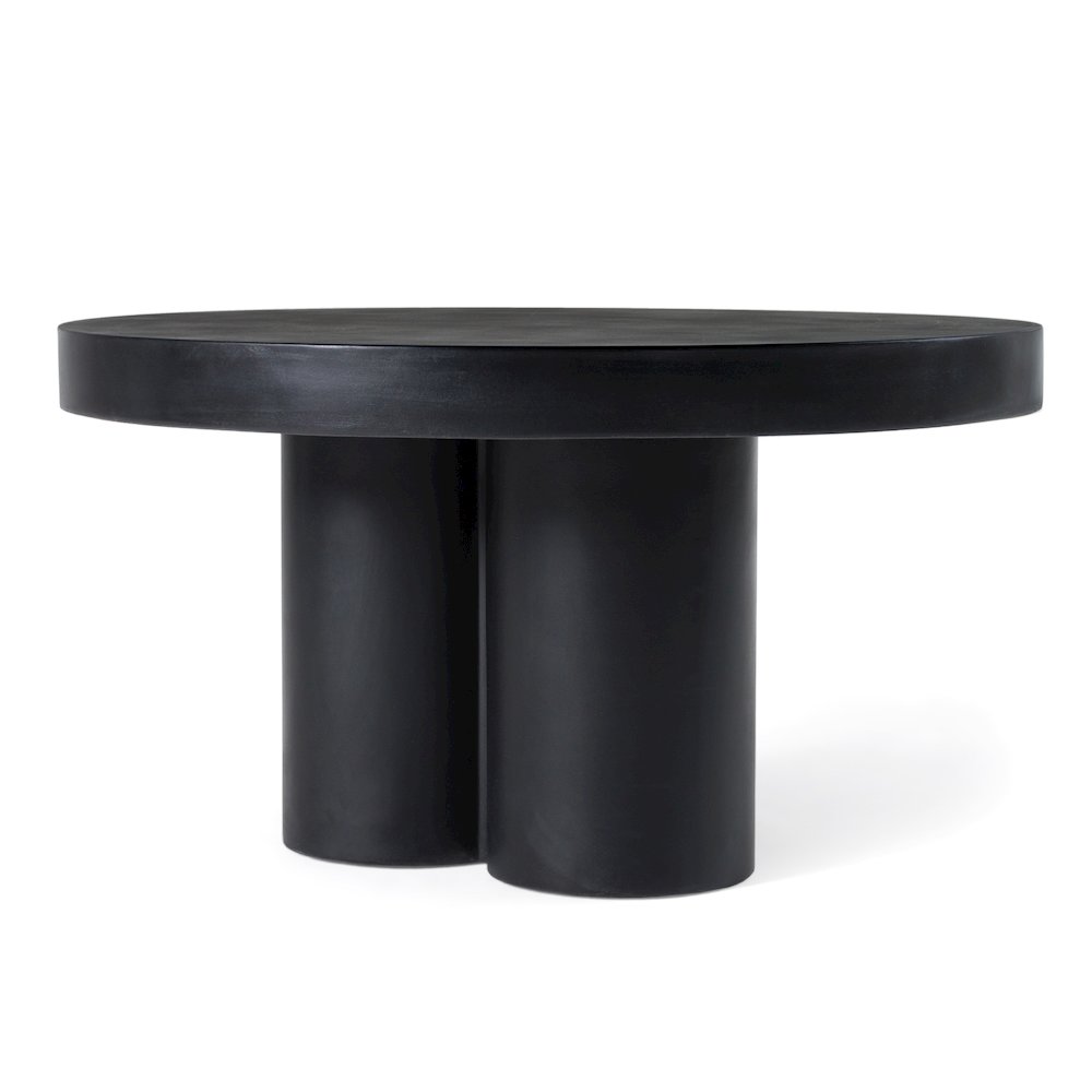 Modrest Bruni - Modern Black Concrete Coffee Table. Picture 1