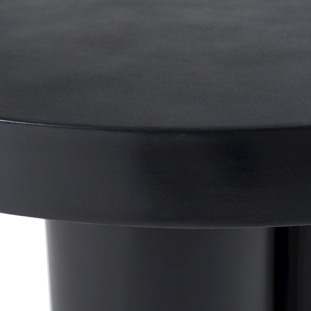 Modrest Bruni - Modern Black Concrete Coffee Table. Picture 7