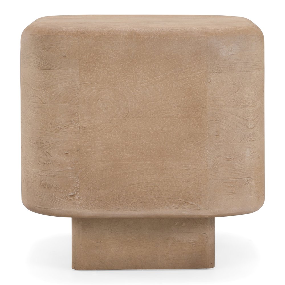 Bruno - Modern Mango Wood Square End Table. Picture 1