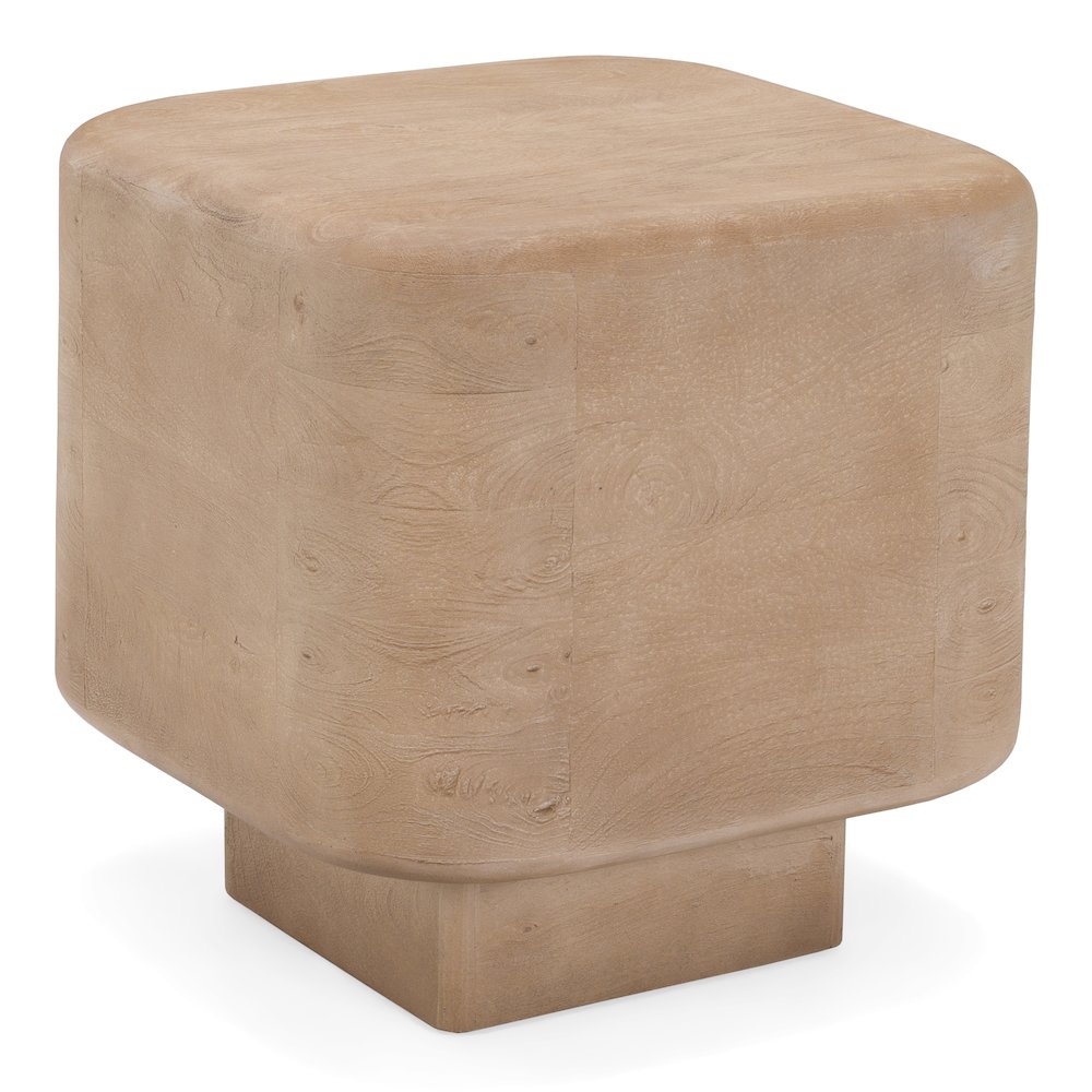 Bruno - Modern Mango Wood Square End Table. Picture 2