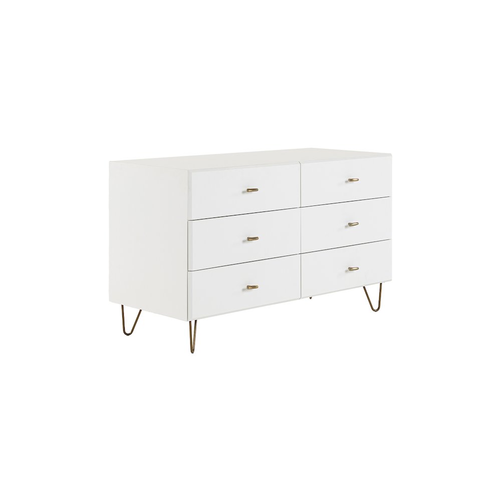 Bryan - Modern White Dresser. Picture 3