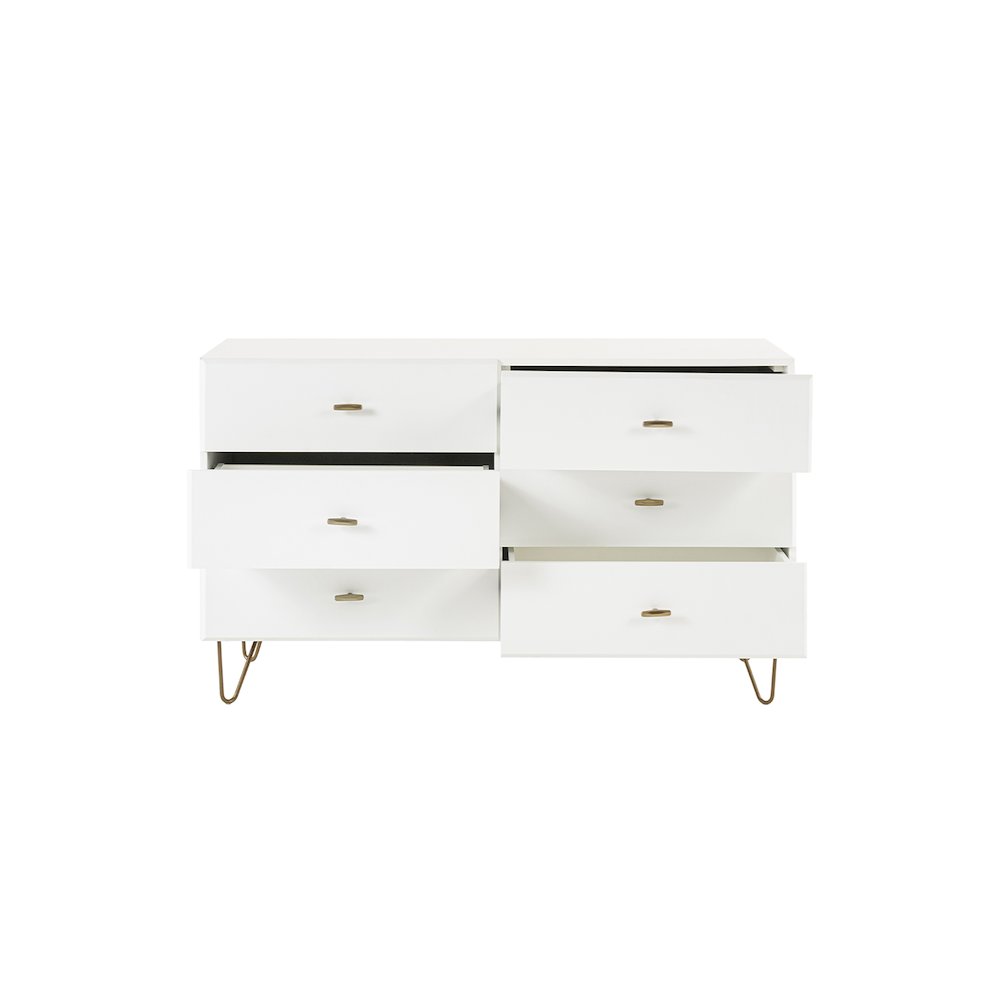 Bryan - Modern White Dresser. Picture 4