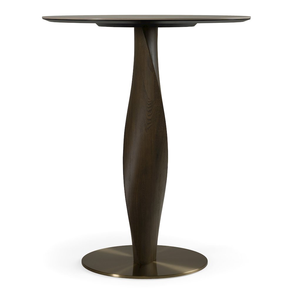 Calvary - Mid-Century Modern Ceramic Grey Ash Bar Table. Picture 1