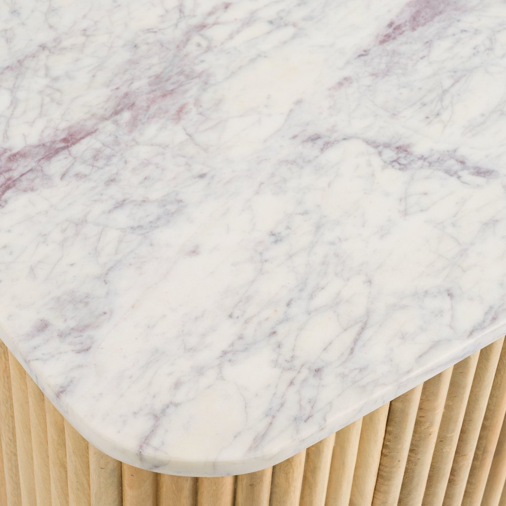 Modrest - Cambridge White Marble & Mango Buffet. Picture 10