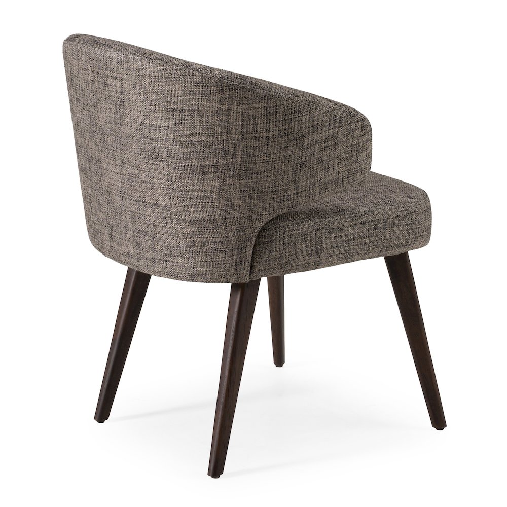 Carlton Modern Grey Fabric Dining Chair. Picture 5