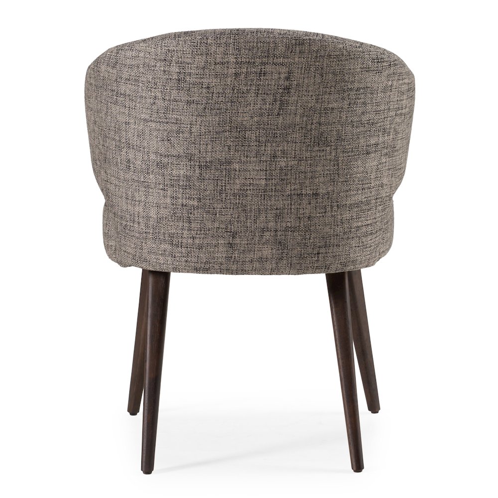 Carlton Modern Grey Fabric Dining Chair. Picture 6