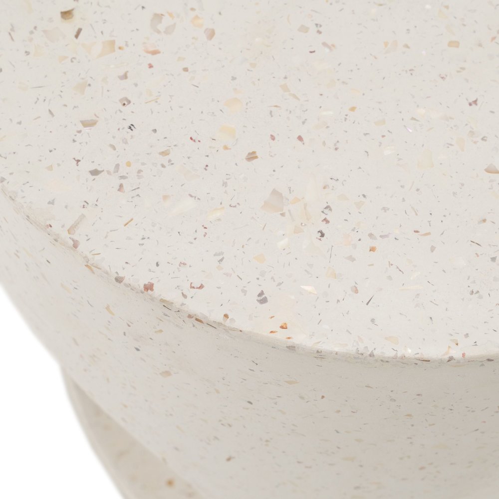 Carville - Modern Terrazzo Concrete Dining Stool. Picture 5