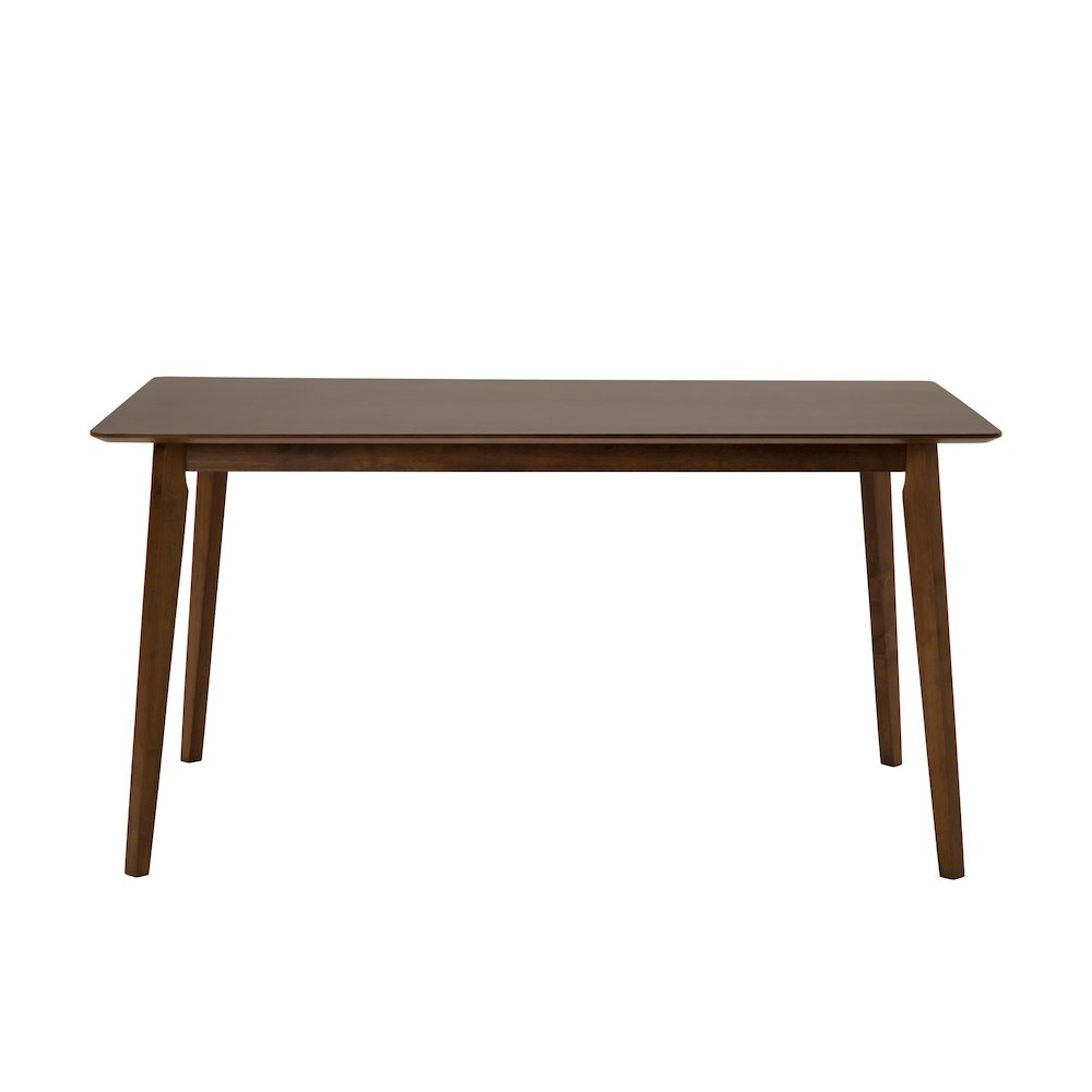 Castillo Jordan - Modern Grey Fabric Walnut 4-Piece Dining Set. Picture 2
