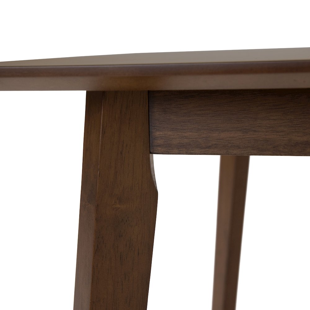 Castillo Jordan - Modern Grey Fabric Walnut 5-Piece Dining Set. Picture 6