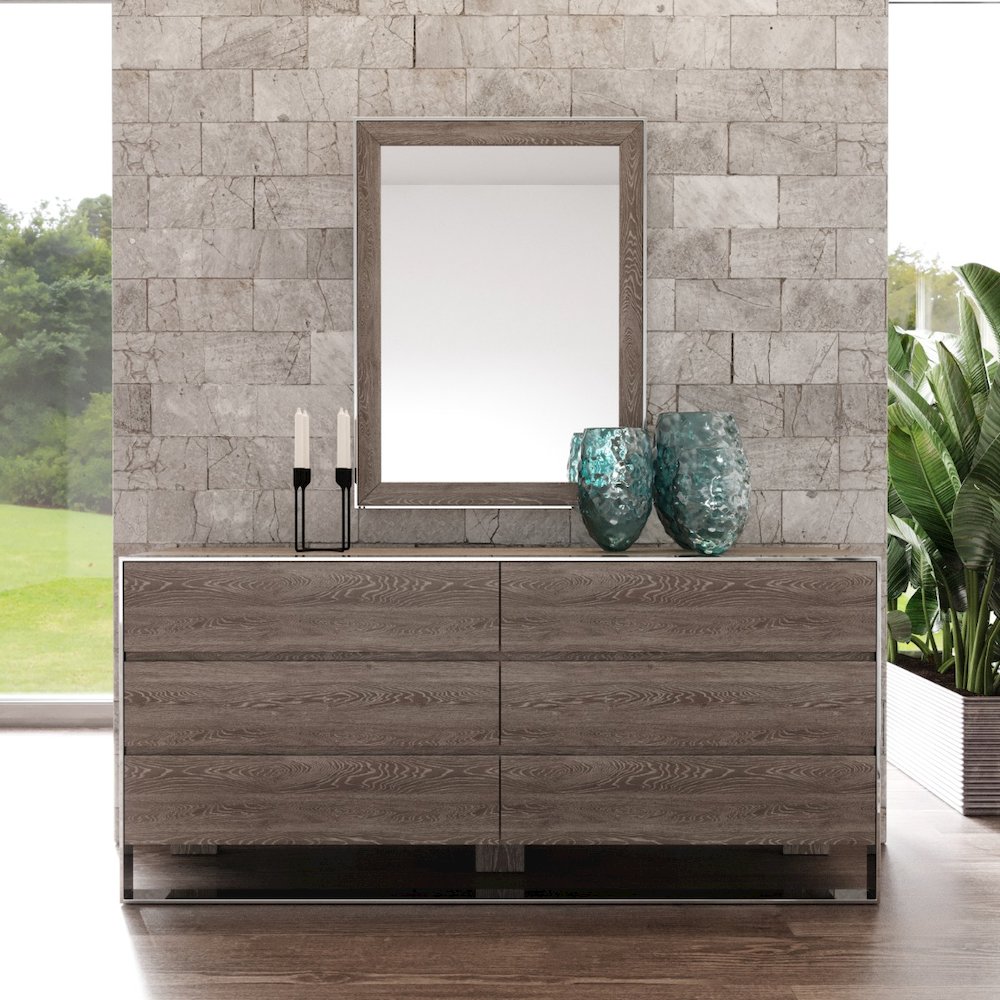 Modrest Arlene Modern Grey Elm Dresser. Picture 8