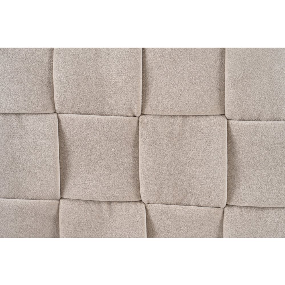 Modrest Concord - Eastern King Modern Light Grey Bed. Picture 7