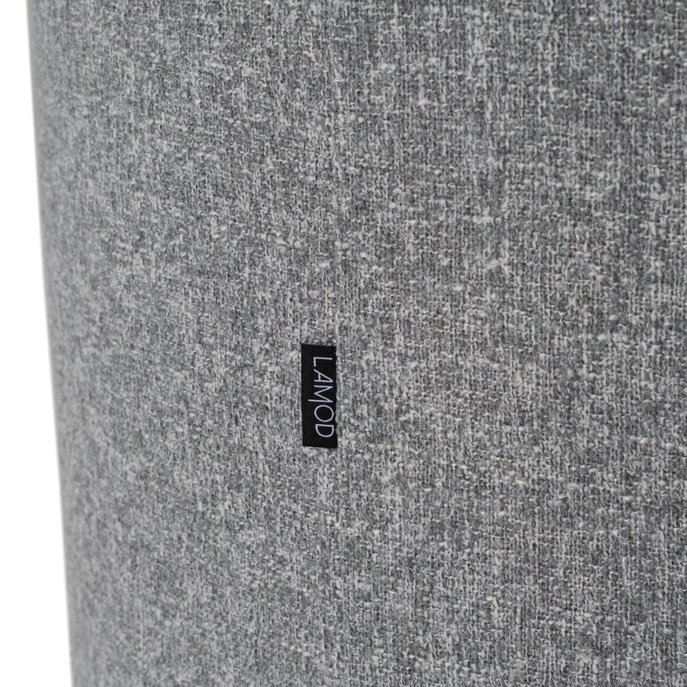 Correa - Modern Grey Fabric Swivel Dining Chair. Picture 7