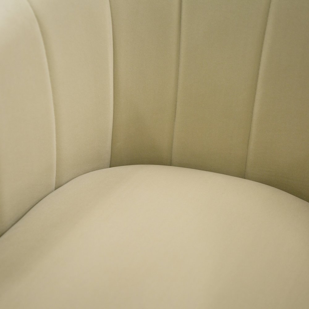 Modrest Danube - Modern Beige Fabric Dining Chair. Picture 5