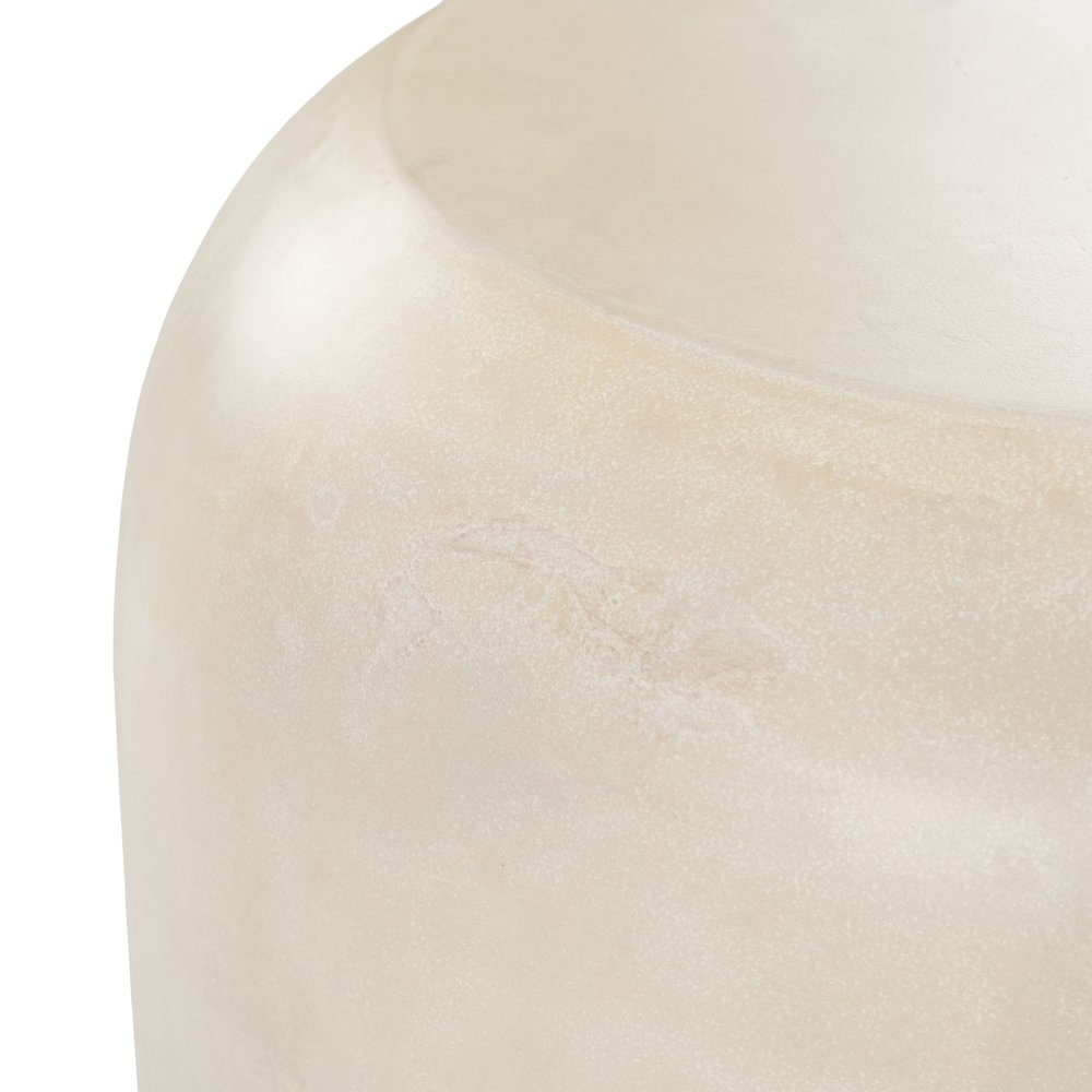 Denny - Modern Beige Fiberform End Table. Picture 4
