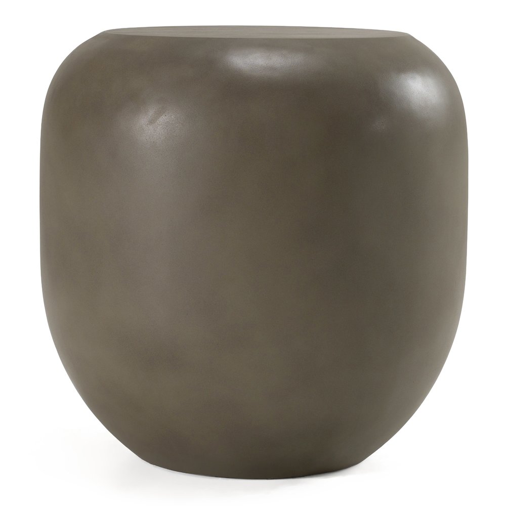 Denny - Modern Grey Contrete End Table. Picture 1