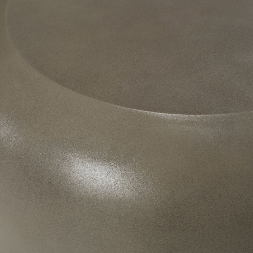 Denny - Modern Grey Contrete End Table. Picture 3