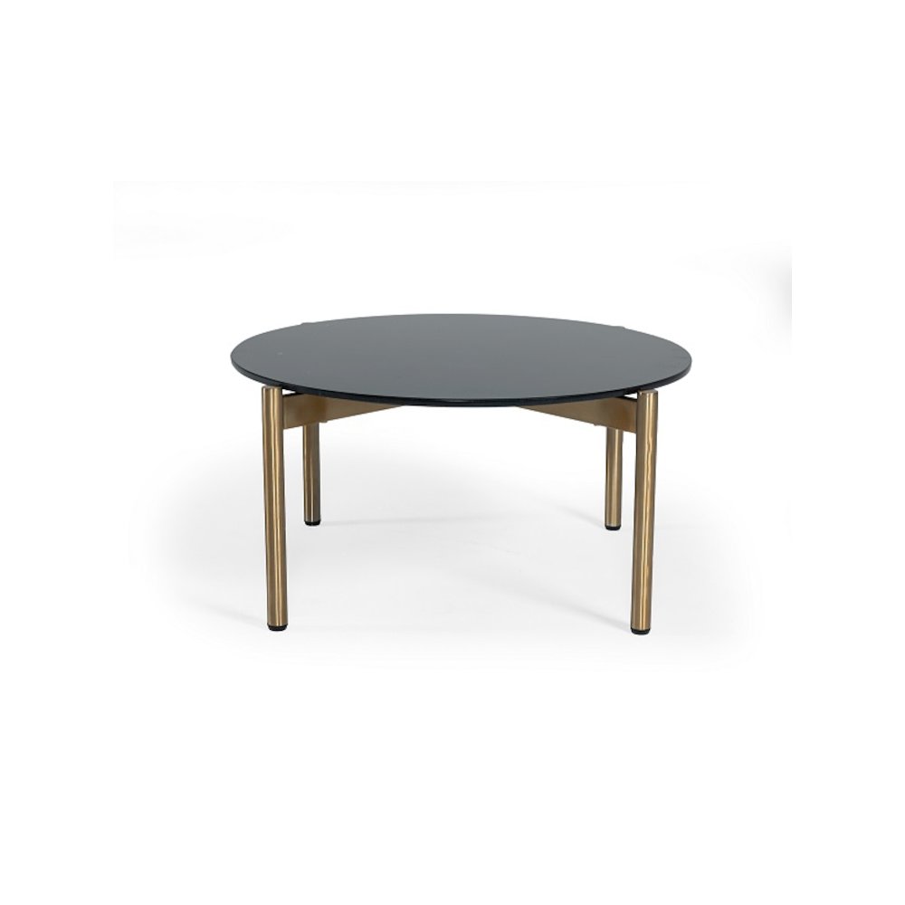 Modrest Denzel - Black Marble + Gold Coffee Table. Picture 2