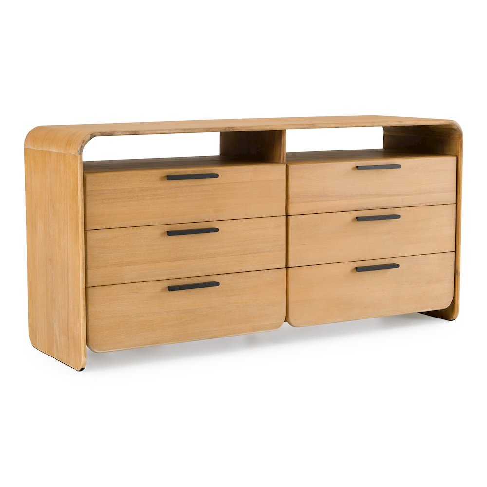 Dresden - Modern Natural Acacia Dresser. Picture 2