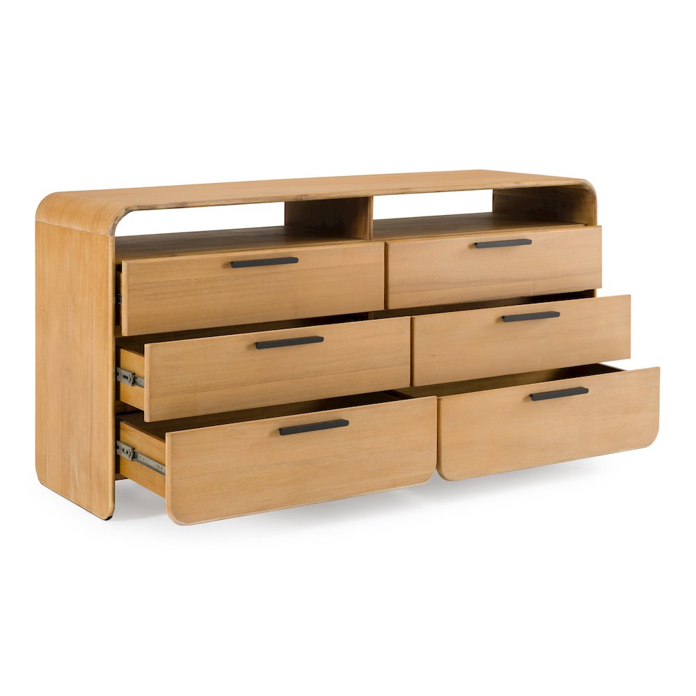 Dresden - Modern Natural Acacia Dresser. Picture 3
