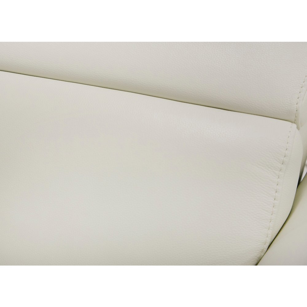 Divani Casa Eden - Modern Grey Leather Sofa. Picture 8