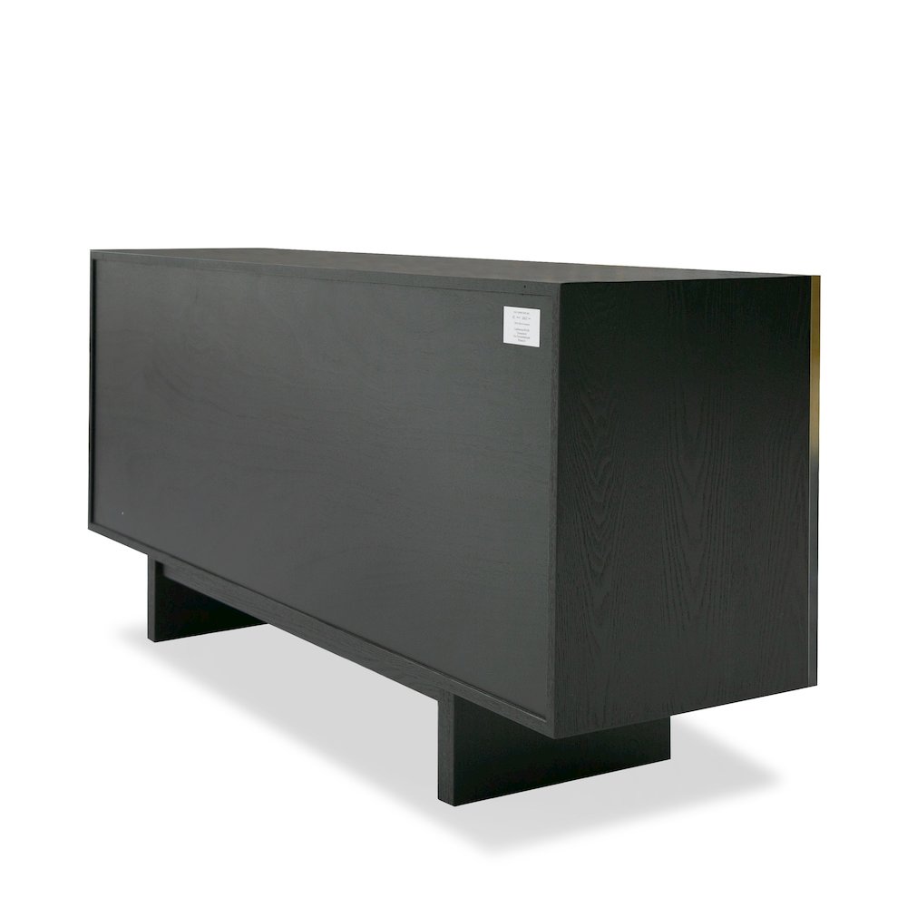 Modrest Elmira - Glam Black Ash + Gradient Stainless Steel Buffet. Picture 6