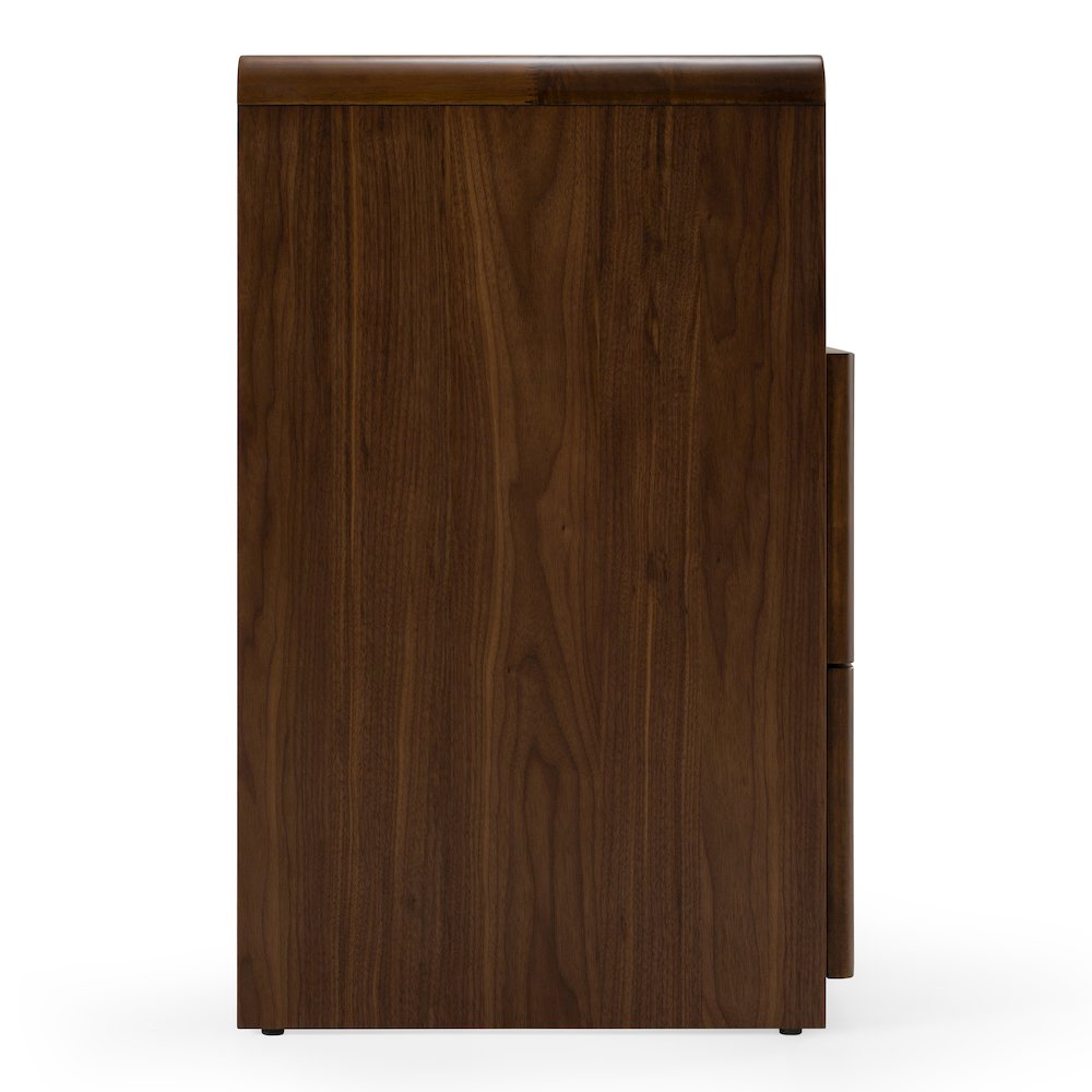 Emilio - Modern Natural Burlap Walnut Dresser. Picture 7