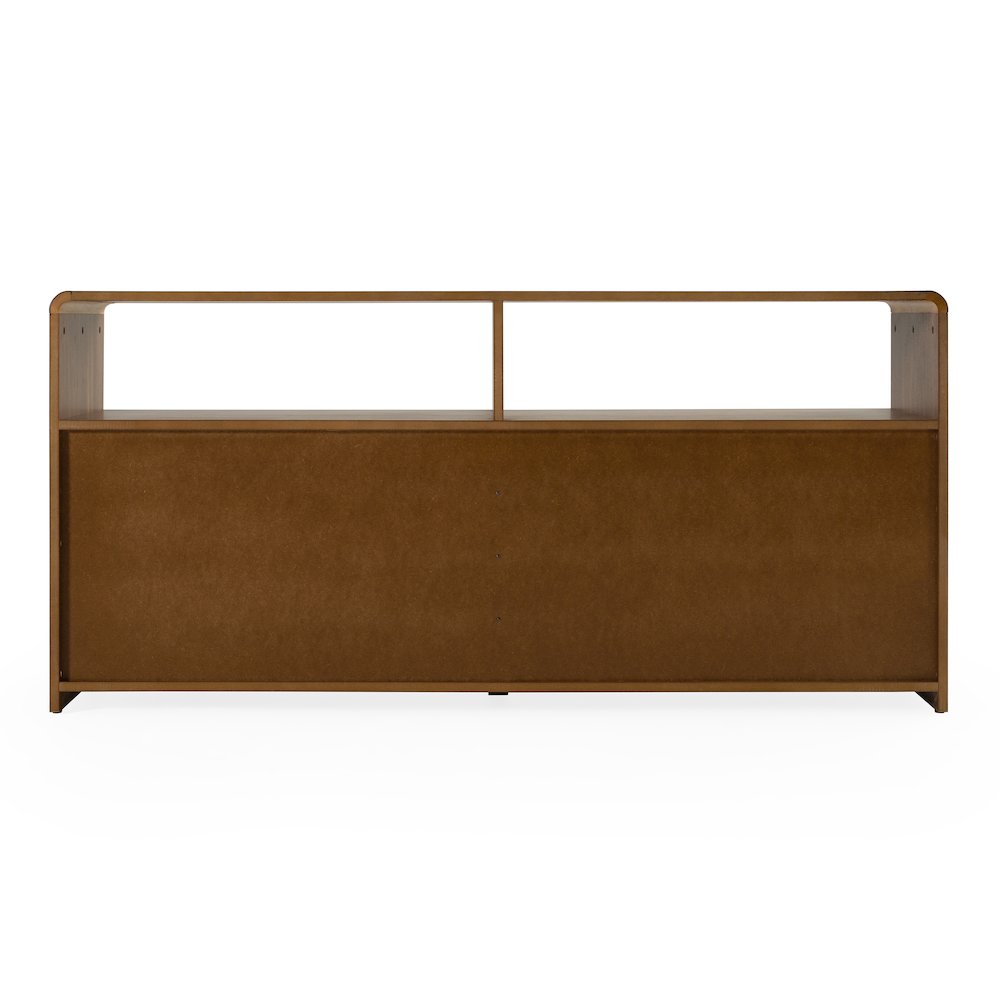Emilio - Modern Natural Burlap Walnut Dresser. Picture 8