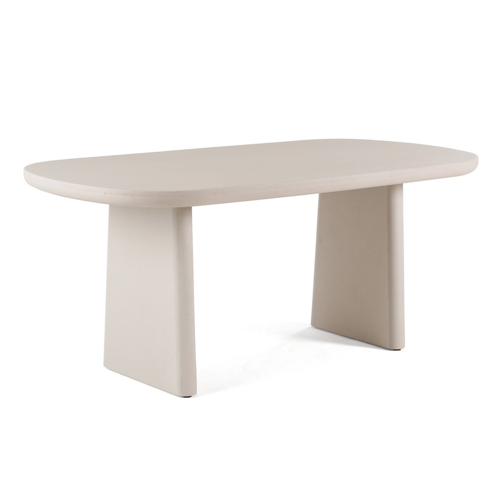 Modrest - Evermore Modern Grey Faux Cement Coffee Table. Picture 2