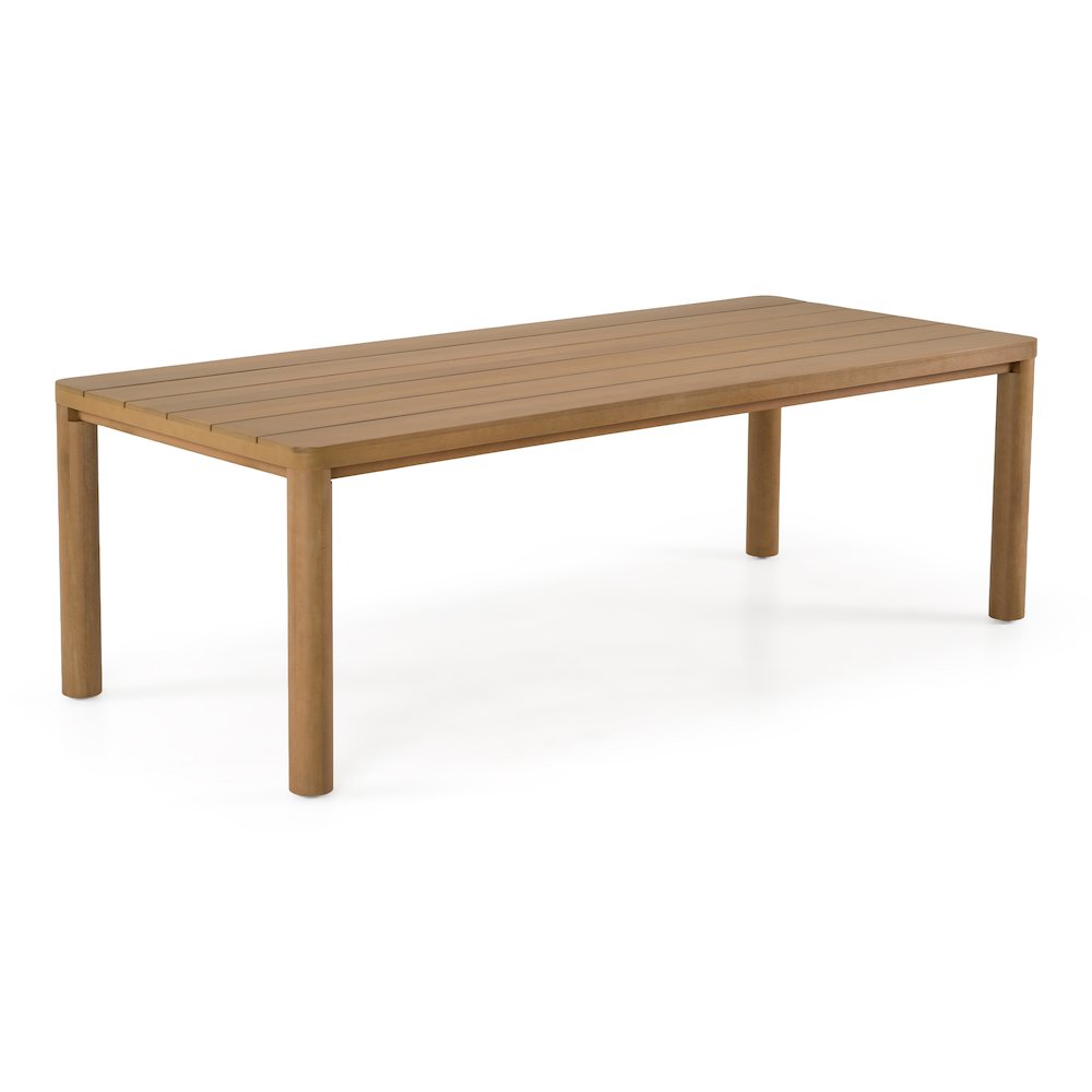Evora - Outdoor Eucalyptus Rectangular Dining Table. Picture 5
