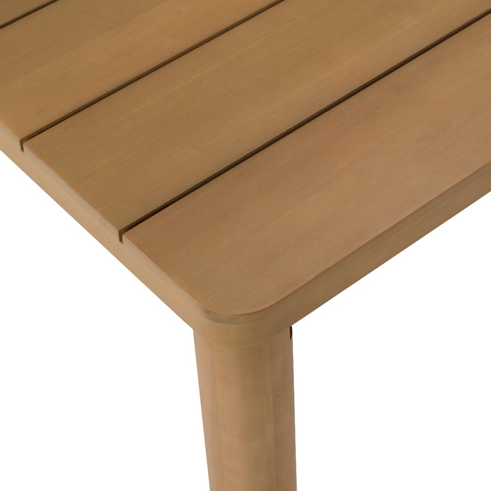 Evora - Outdoor Eucalyptus Rectangular Dining Table. Picture 7