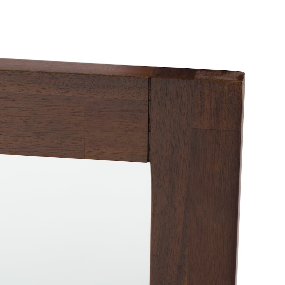 Nova Domus Fantasia - Contemporary Dark Walnut Mirror. Picture 6