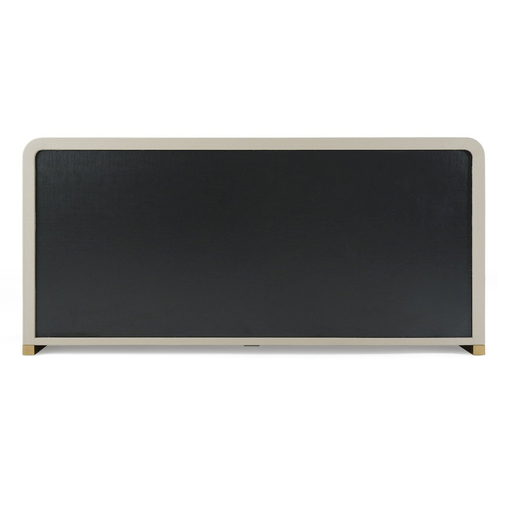 Modrest Florence - Modern Beige Shagreen + Gold Dresser. Picture 7