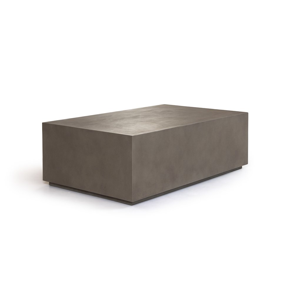 Modrest Fresno - Modern Grey Concrete Coffee Table. Picture 7