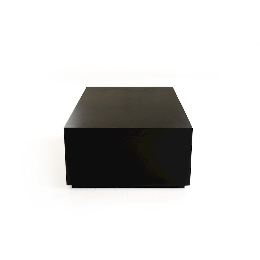 Modrest Fresno - Modern Black Concrete Coffee Table. Picture 6