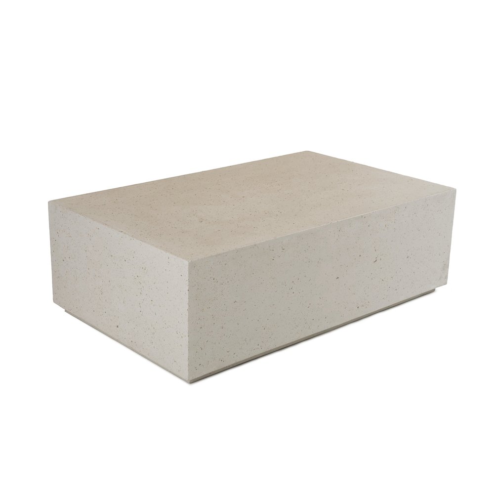 Modrest Fresno - Modern Terrazzo Concrete Coffee Table. Picture 1