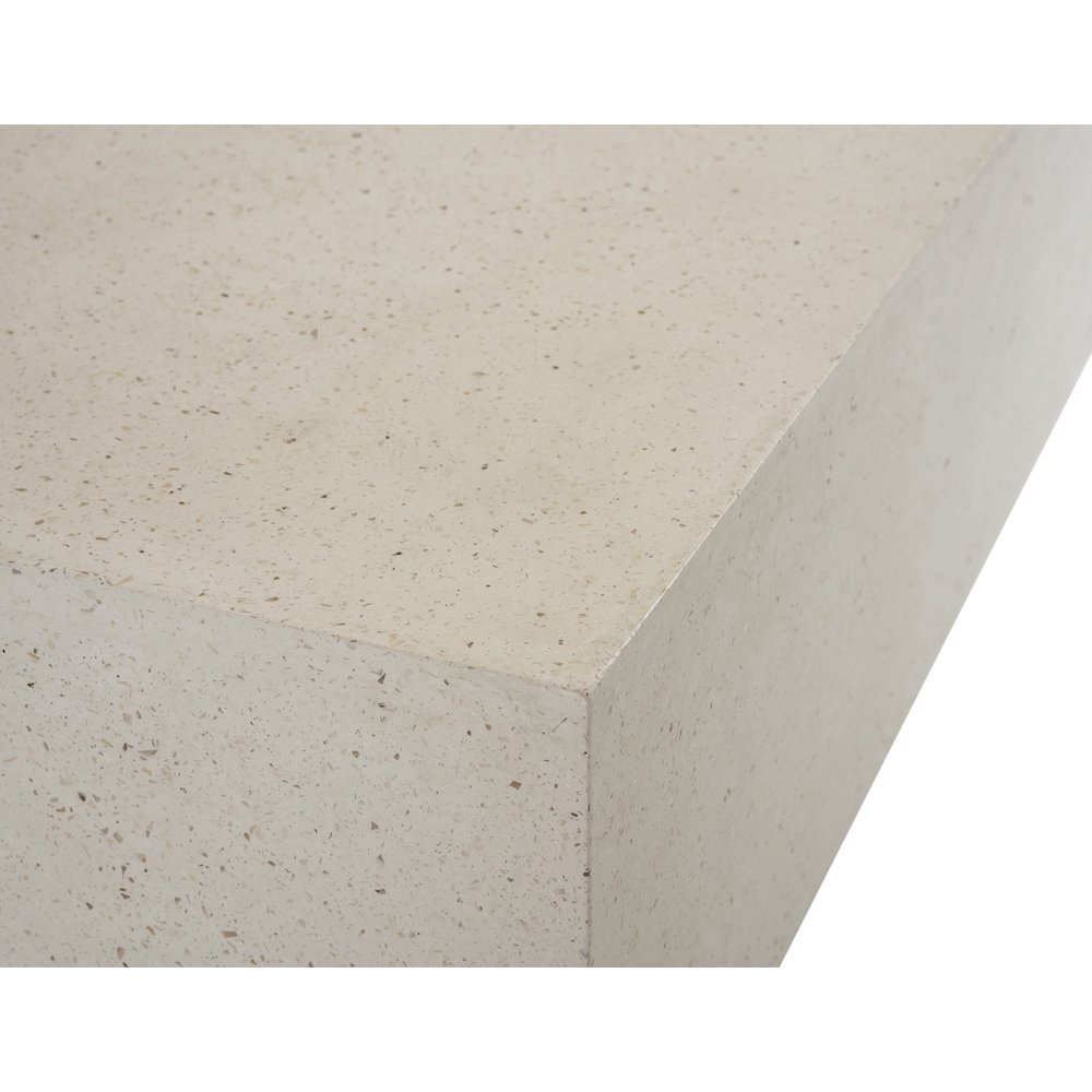 Modrest Fresno - Modern Terrazzo Concrete Coffee Table. Picture 7