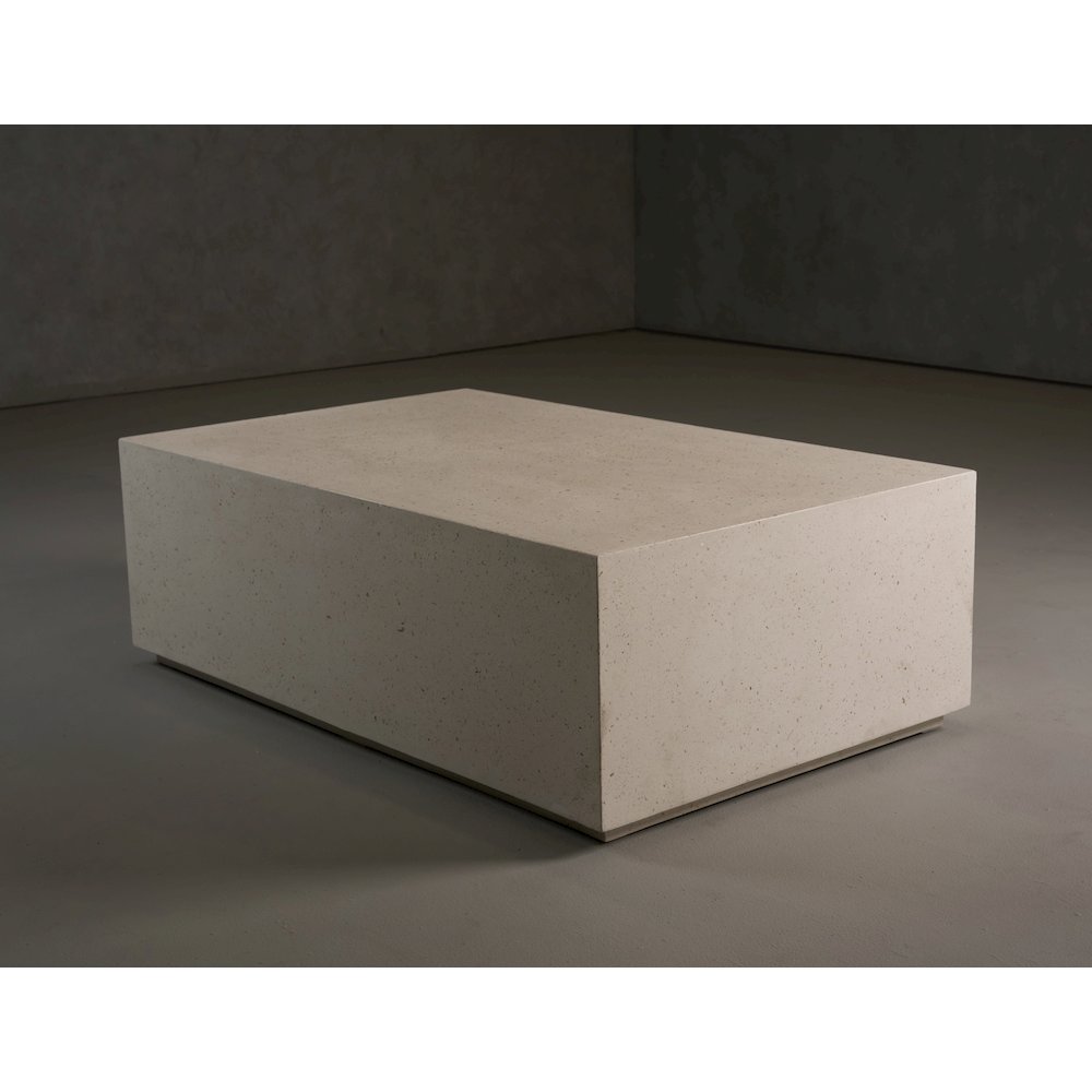Modrest Fresno - Modern Terrazzo Concrete Coffee Table. Picture 9