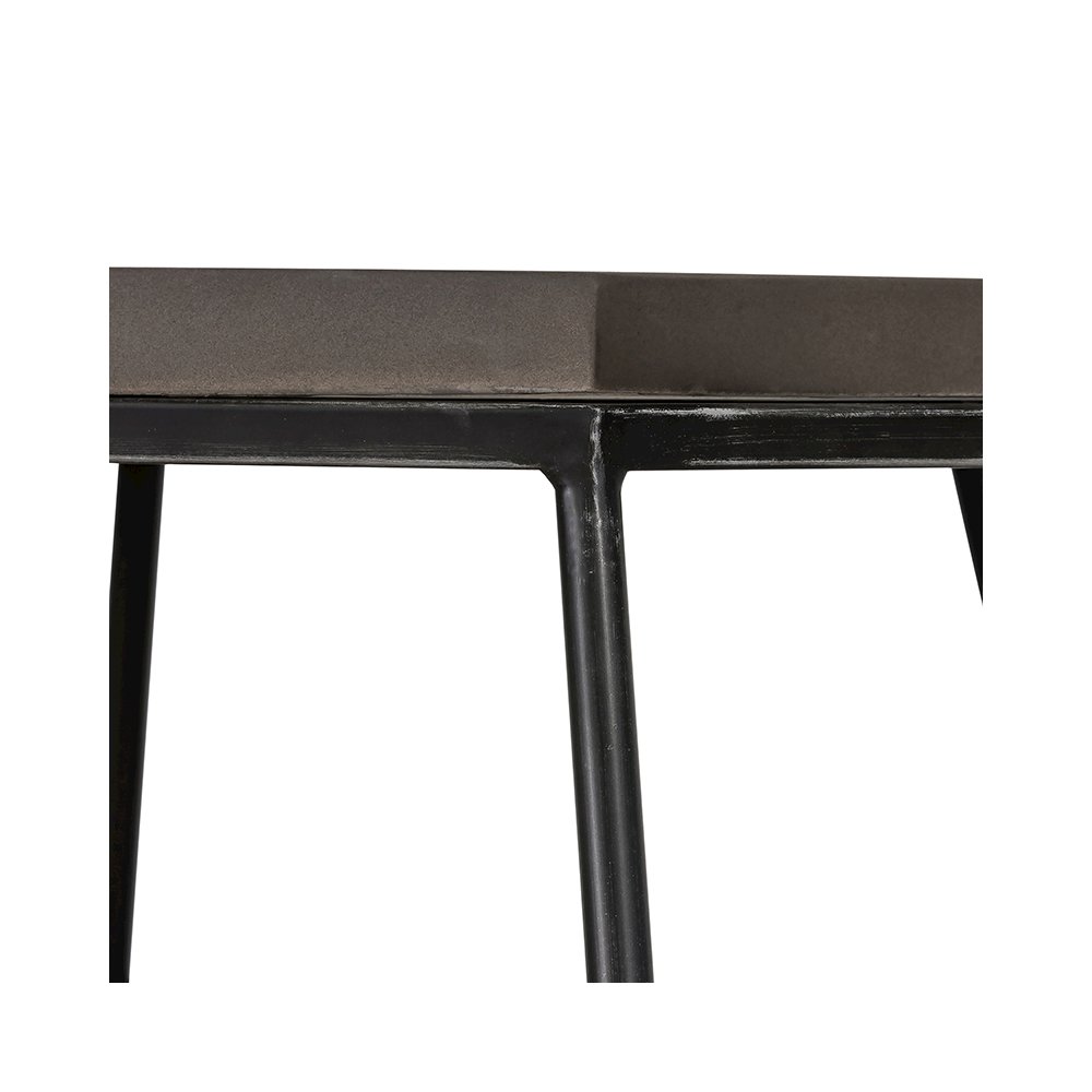 Modrest Tartan Modern Concrete & Metal End Table. Picture 4
