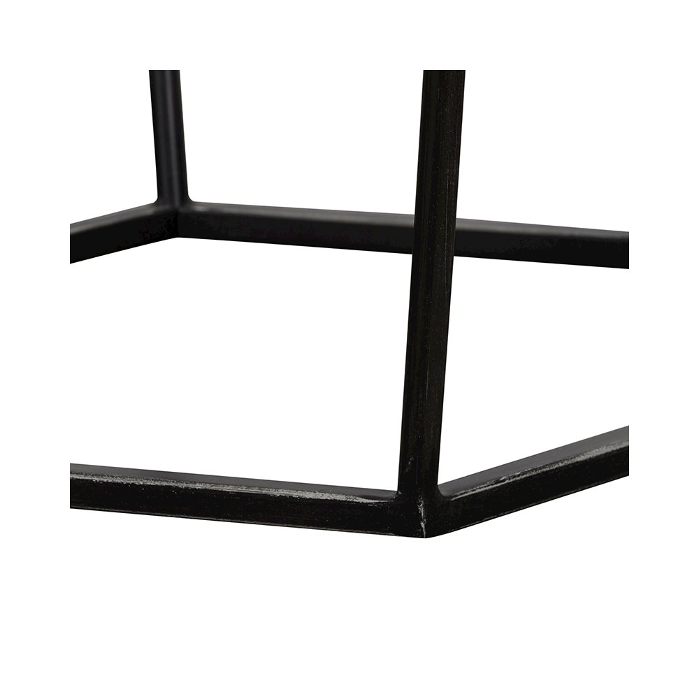 Modrest Tartan Modern Concrete & Metal End Table. Picture 2