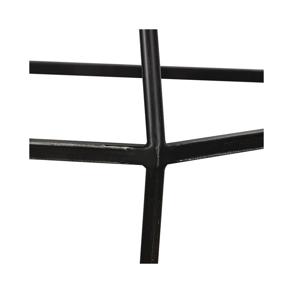 Modrest Tartan Modern Concrete & Metal End Table. Picture 3