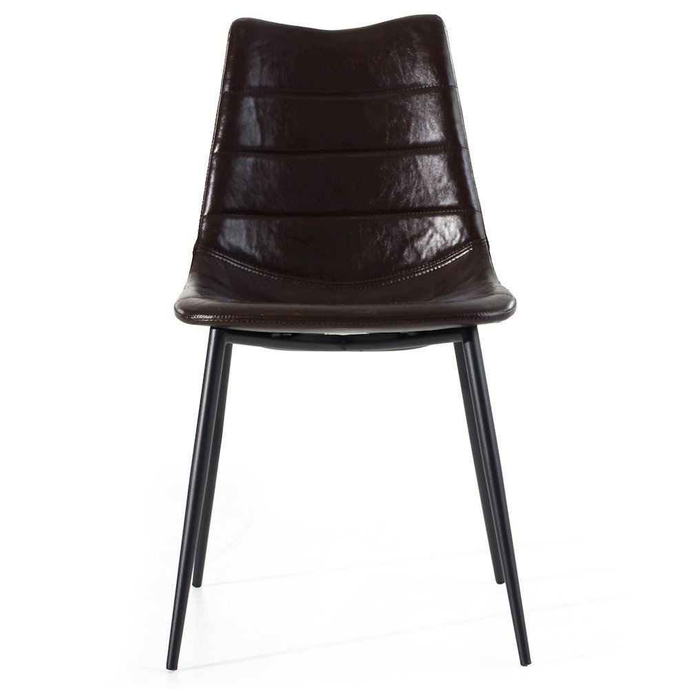 Gilliam - Modern Brown Dining Chair (Set of 2). Picture 2