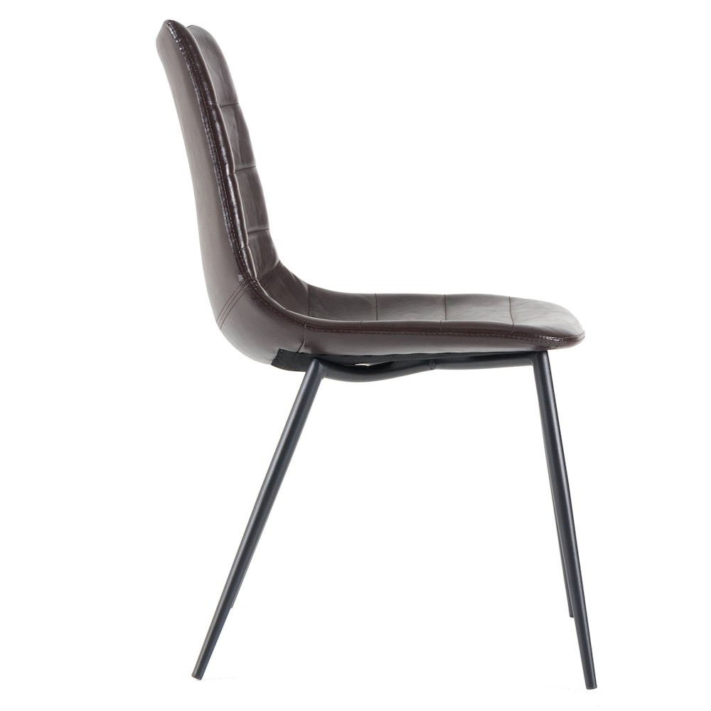 Gilliam - Modern Brown Dining Chair (Set of 2). Picture 4