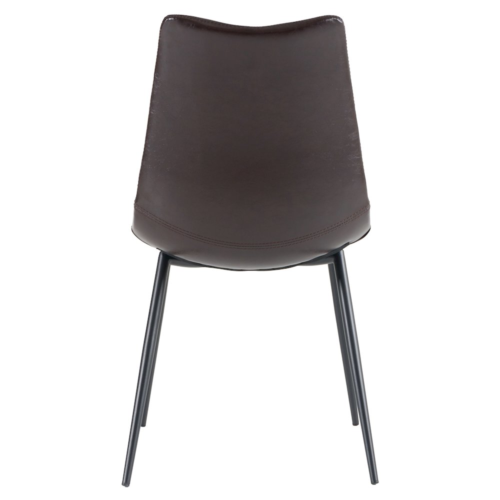 Gilliam - Modern Brown Dining Chair (Set of 2). Picture 5