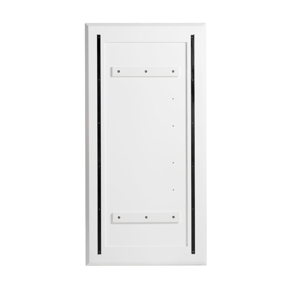Modrest Glinda - Modern Pearl White Floor Mirror. Picture 5